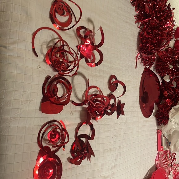 Bundle Valentines Day party decorations cards favor boxes hearts red teachers - Picture 8 of 11